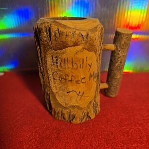 021526 Ozark Coffee Mug Wood  Hillbilly Decorative Collectible #studio 31e#